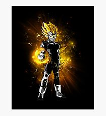 DBZ Majin Vegeta Aura Pride Photographic Print