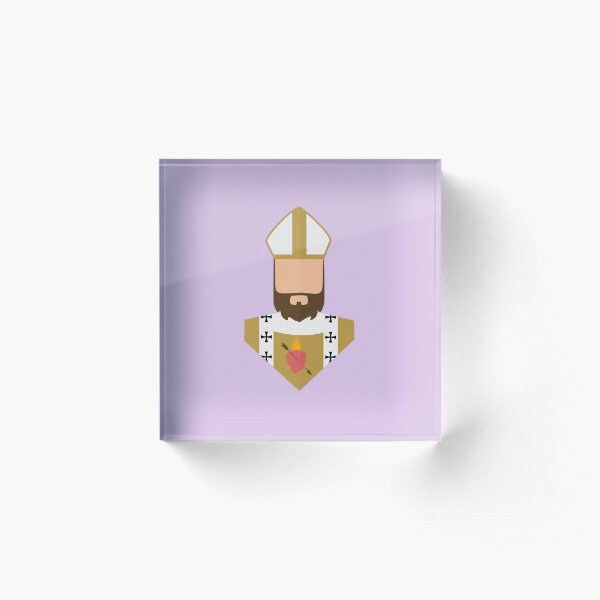 Saint Augustine Acrylic Block