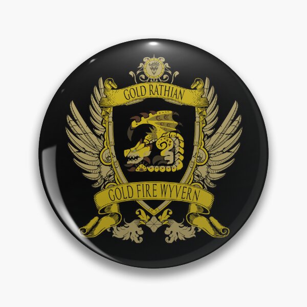 Item preview, GOLD RATHIAN - CREST (ICEBORNE) designed and sold by EXION CREW.