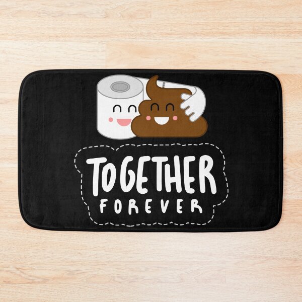 Item preview, Poop Emoji and Toilet Tissue Together Forever-Cute Couple designed and sold by artfartzzz.