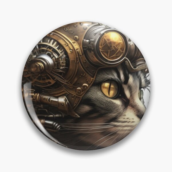 Item preview, Steampunk Animals - Mechanical Cats #9 designed and sold by MindAsylum.