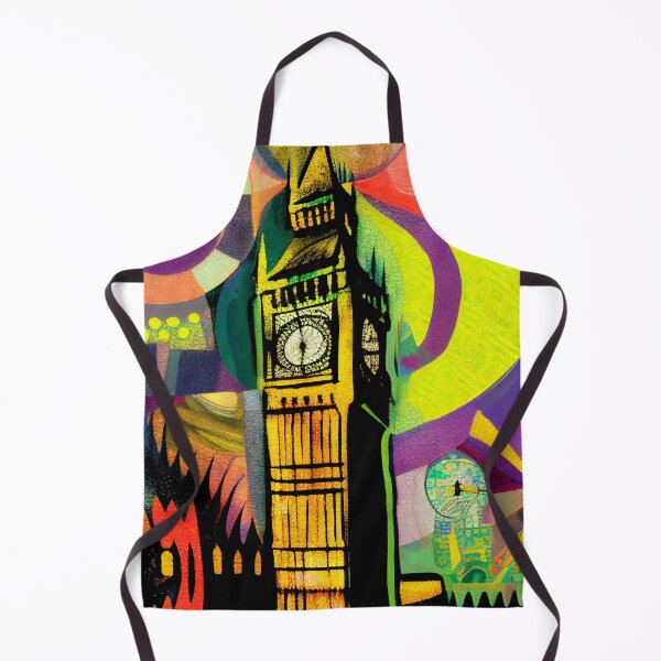 Item preview, London Big Ben - Abstract Art Style designed and sold by ArtNouveauChic.