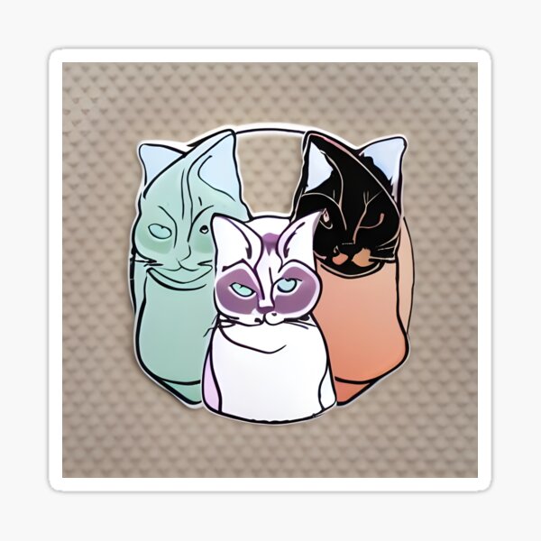 Angry Cat Gif Stickers for Sale