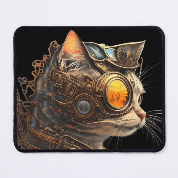 Item preview, Steampunk Animals - Mechanical Cats #10 designed and sold by MindAsylum.