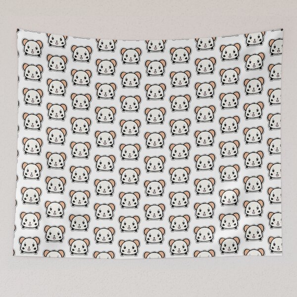 Item preview, sticker animal kawaii white background designed and sold by anamwp.
