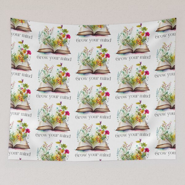 Item preview, Grow Your Mind - Reading Flowers designed and sold by CreativNode.
