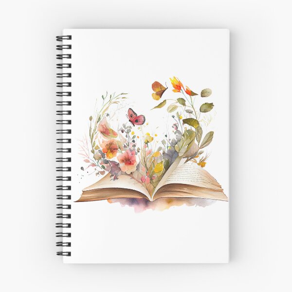 Item preview, Reading is Growing - Watercolour Flowers and Butterflies designed and sold by CreativNode.