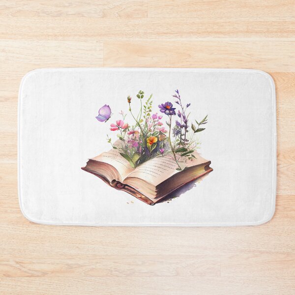 Item preview, Reading is Growing - Purple Watercolour Butterfly and Flowers designed and sold by CreativNode.