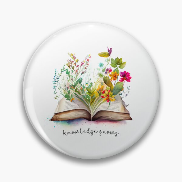 Item preview, Knowledge Grows - Reading Flowers designed and sold by CreativNode.