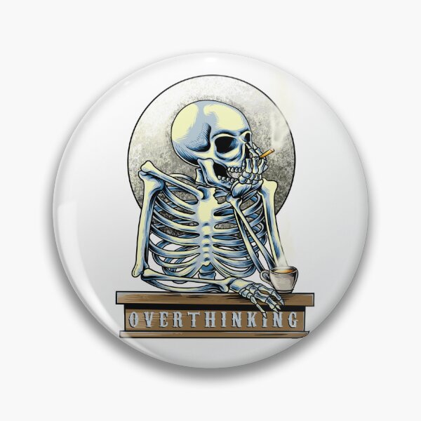 Item preview, The Skull Overthinking designed and sold by arjana31.