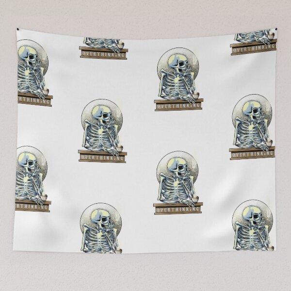 Item preview, The Skull Overthinking designed and sold by arjana31.