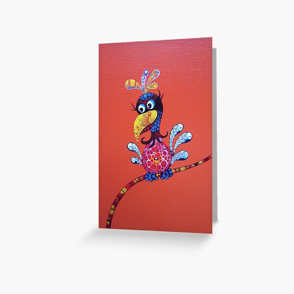 Frollicking Idiot - baby Greeting Card