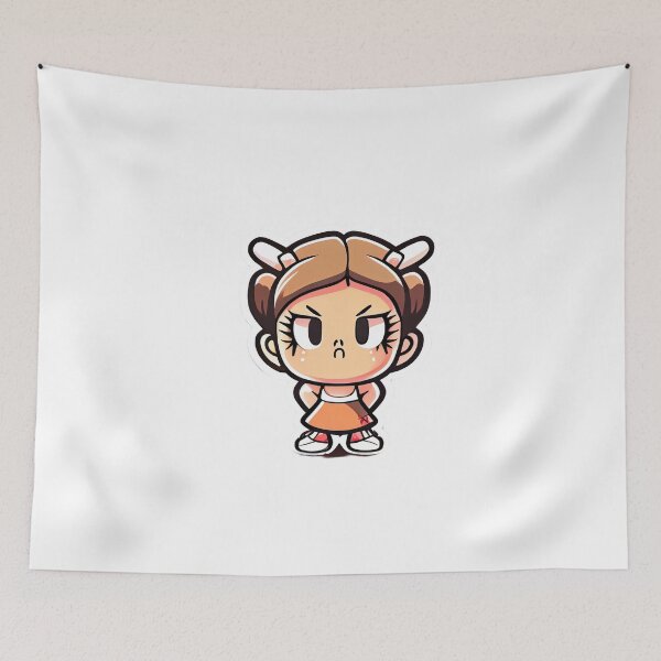Item preview, Angry Anime Manga of a Beautiful Frustrated Girl  designed and sold by MrBadDream.