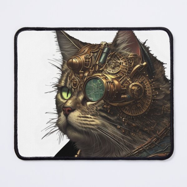Item preview, Steampunk Animals - Mechanical Cats #11 designed and sold by MindAsylum.
