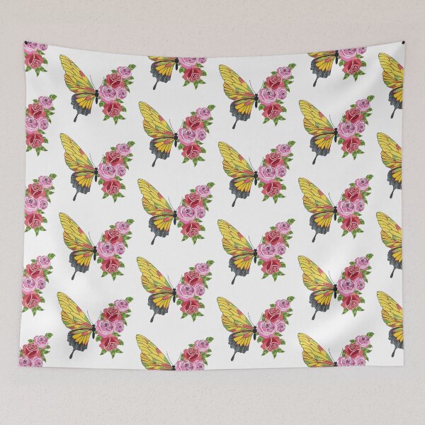 Item preview, Floral Butterfly / Butterfly / Butterfly Wings designed and sold by Ayesha Saleem.
