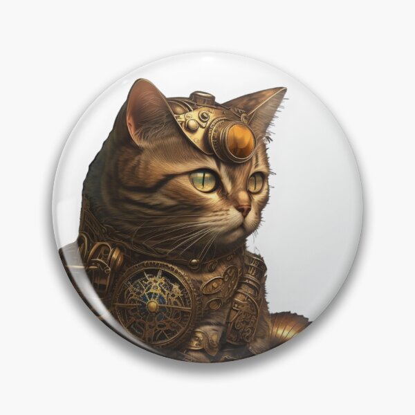 Item preview, Steampunk Animals - Mechanical Cats #12 designed and sold by MindAsylum.