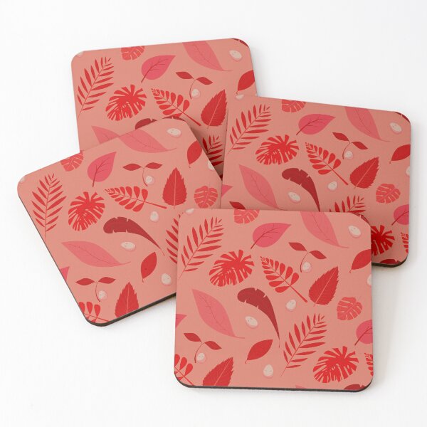 Item preview, Eggels Red Leaves designed and sold by Victoria Lehnard.