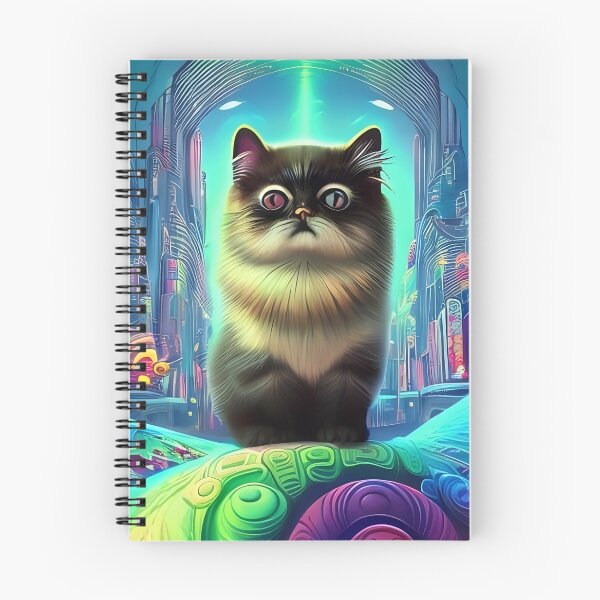 Item preview, Homeless Cute Cat In Futuristic City designed and sold by Agunikyle.