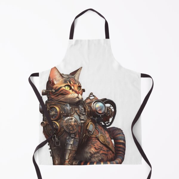 Item preview, Steampunk Animals - Mechanical Cats #14 designed and sold by MindAsylum.