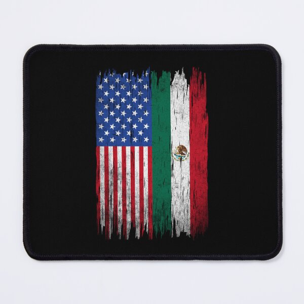 Item preview, Mexican Roots Half American Half Mexican Flag Vintage designed and sold by RosannaArt.