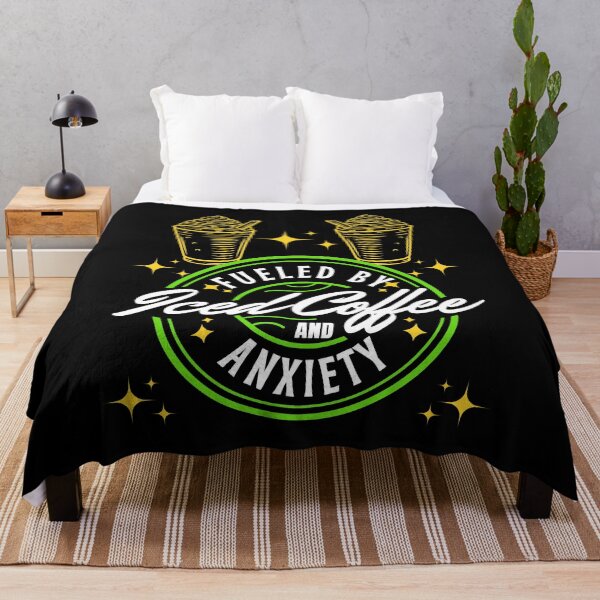 Item preview, Fueled By Coffee And Anxiety designed and sold by RockBeeDesigns.
