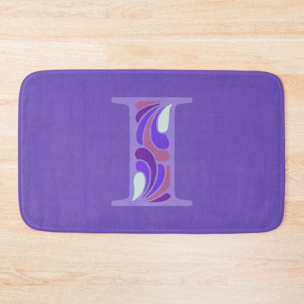 Item preview, Letter I Fancy Monogram Hippie Initial Purple designed and sold by everything4eva.