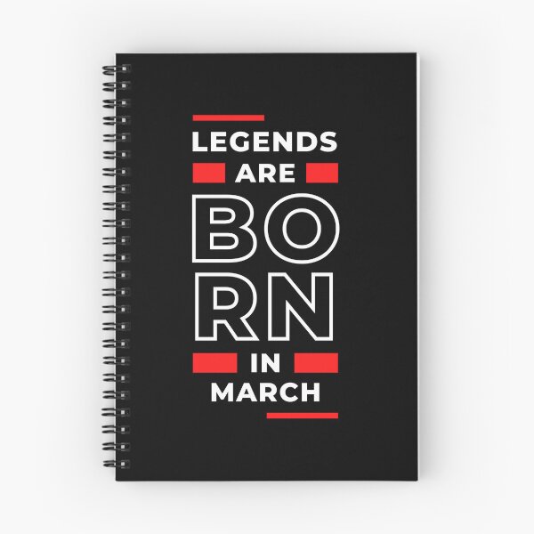 Item preview, Legends Are Born In March designed and sold by Shadydesigner.