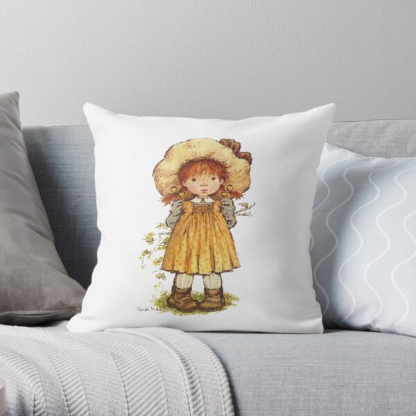 Giant succulent flower Throw Pillow by Sarah Sunshine