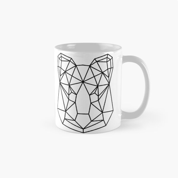 Item preview, Black Geometric Quokka Line Art designed and sold by  MOULE.