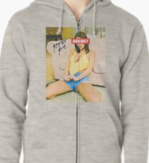 R.I.P August Ames Tribute Signed Zipped Hoodie