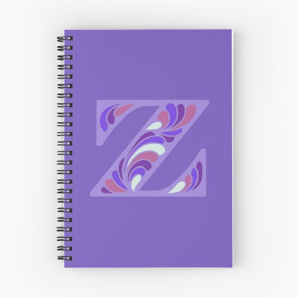 Item preview, Letter Z Fancy Monogram Hippie Initial Purple designed and sold by everything4eva.