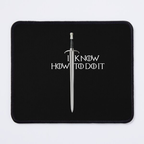 Item preview, I KNOW HOW TO DO IT WHITE TEXT designed and sold by 007leon.