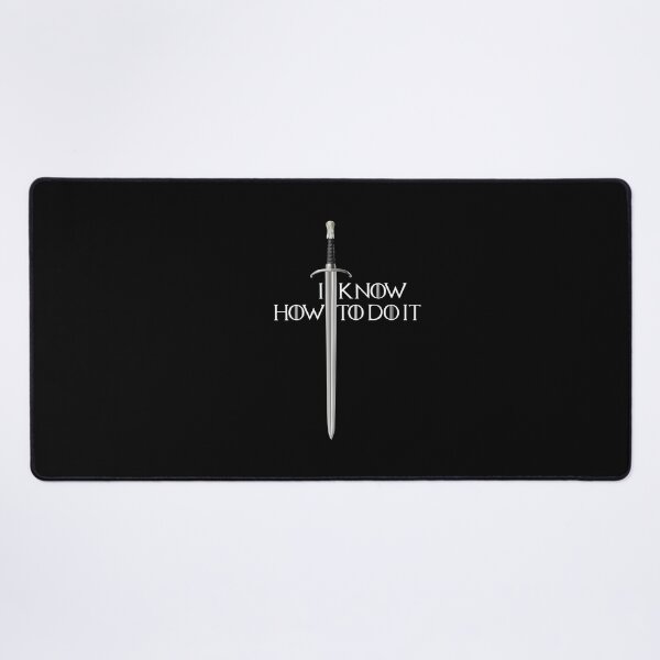 Item preview, I KNOW HOW TO DO IT WHITE TEXT designed and sold by 007leon.