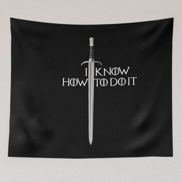 Item preview, I KNOW HOW TO DO IT WHITE TEXT designed and sold by 007leon.