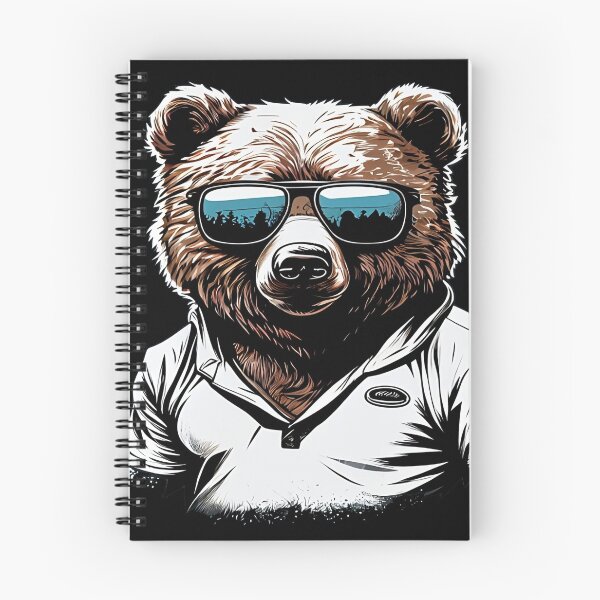 Item preview, Bear Wearing Sunglasses designed and sold by AiInker.