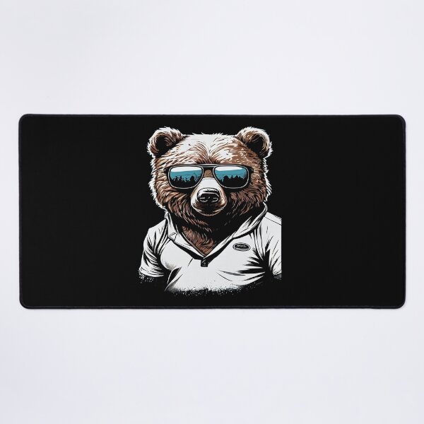 Item preview, Bear Wearing Sunglasses designed and sold by AiInker.