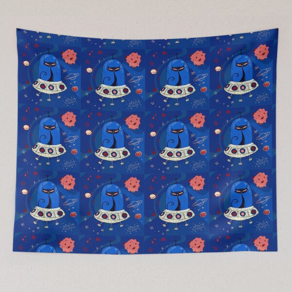 Item preview, Space Cadet Cat designed and sold by PlanetLucky.