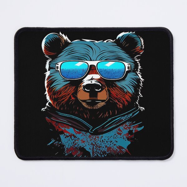 Item preview, Cool Bear Wearing Sunglasses designed and sold by AiInker.