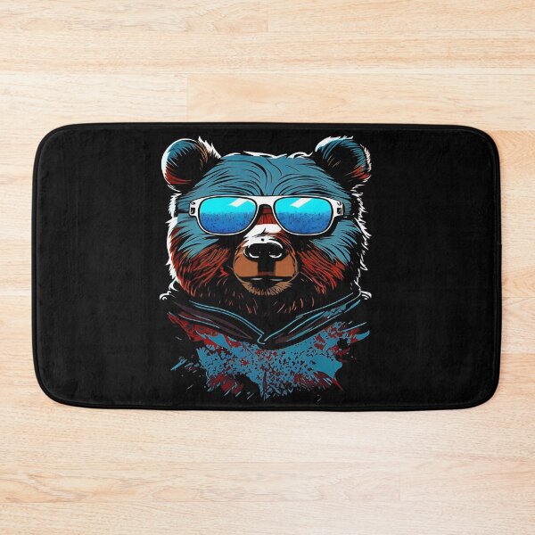 Item preview, Cool Bear Wearing Sunglasses designed and sold by AiInker.