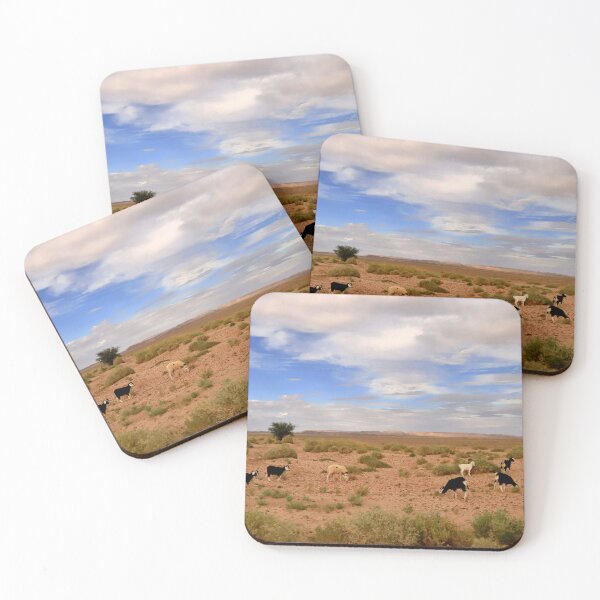Item preview, Goats grazing in the desert designed and sold by annalisa56.