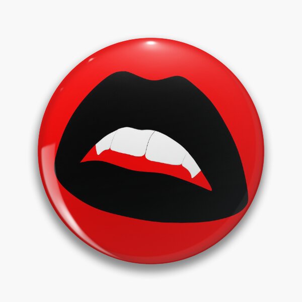 Item preview, Sultry Black Vampire Lips  designed and sold by moonrunesshop.