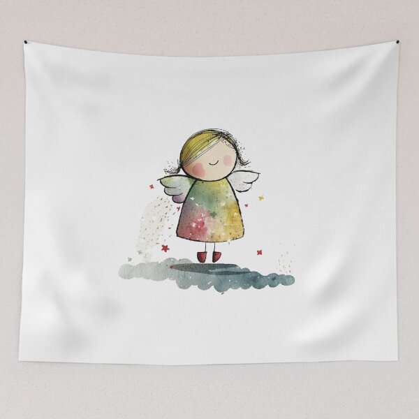 Aperçu de l'œuvre comptines petit ange créée et vendue par printiesart.