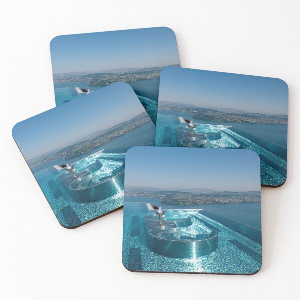 Item preview, Infinity Swimming pool and View over Mountain and Lake and City of Lucerne designed and sold by Mats Silvan.