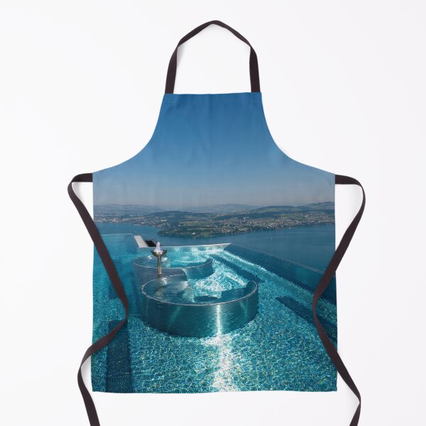 Item preview, Infinity Swimming pool and View over Mountain and Lake and City of Lucerne designed and sold by Mats Silvan.