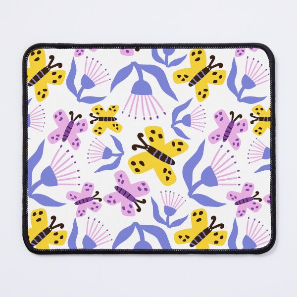 Item preview, Repeating bright pattern with butterflies. designed and sold by Evartfinds.