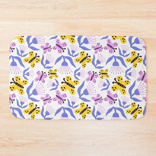 Item preview, Repeating bright pattern with butterflies. designed and sold by Evartfinds.