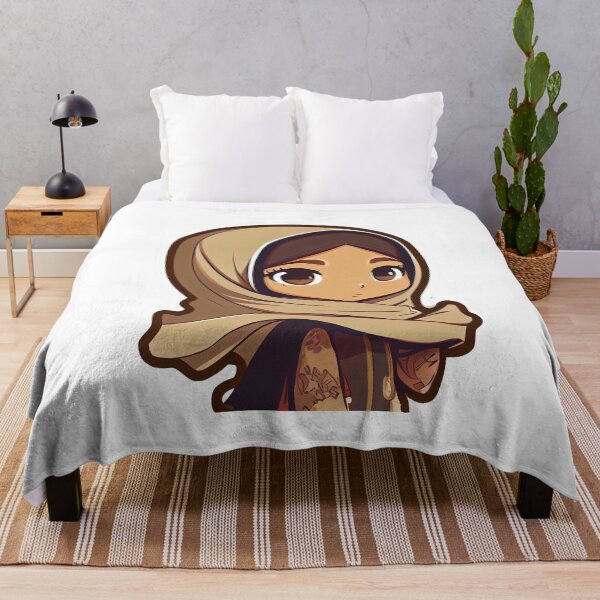Item preview, Anime Arab Hijab Head Scarf Beautiful Girl designed and sold by MrBadDream.