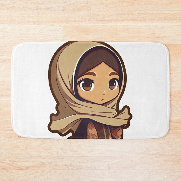Item preview, Anime Arab Hijab Head Scarf Beautiful Girl designed and sold by MrBadDream.
