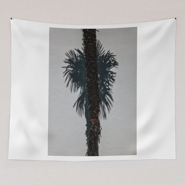 Item preview, Shadow of a Palm Tree and Trunk on a Wall in a Sunny Day designed and sold by Mats Silvan.