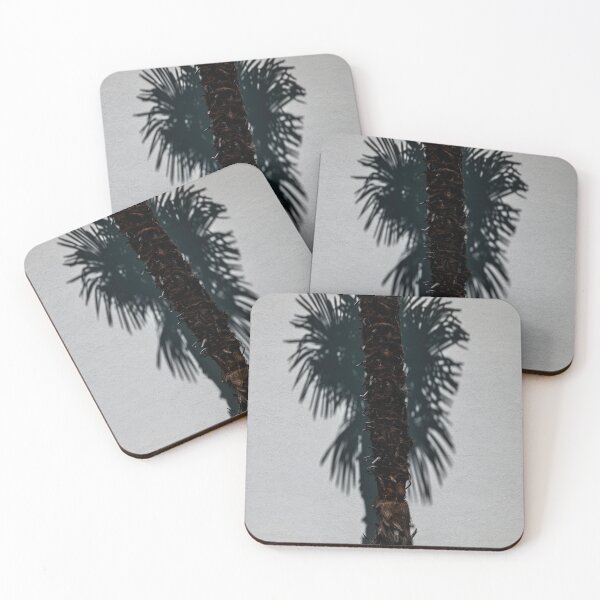 Item preview, Shadow of a Palm Tree and Trunk on a Wall in a Sunny Day designed and sold by Mats Silvan.
